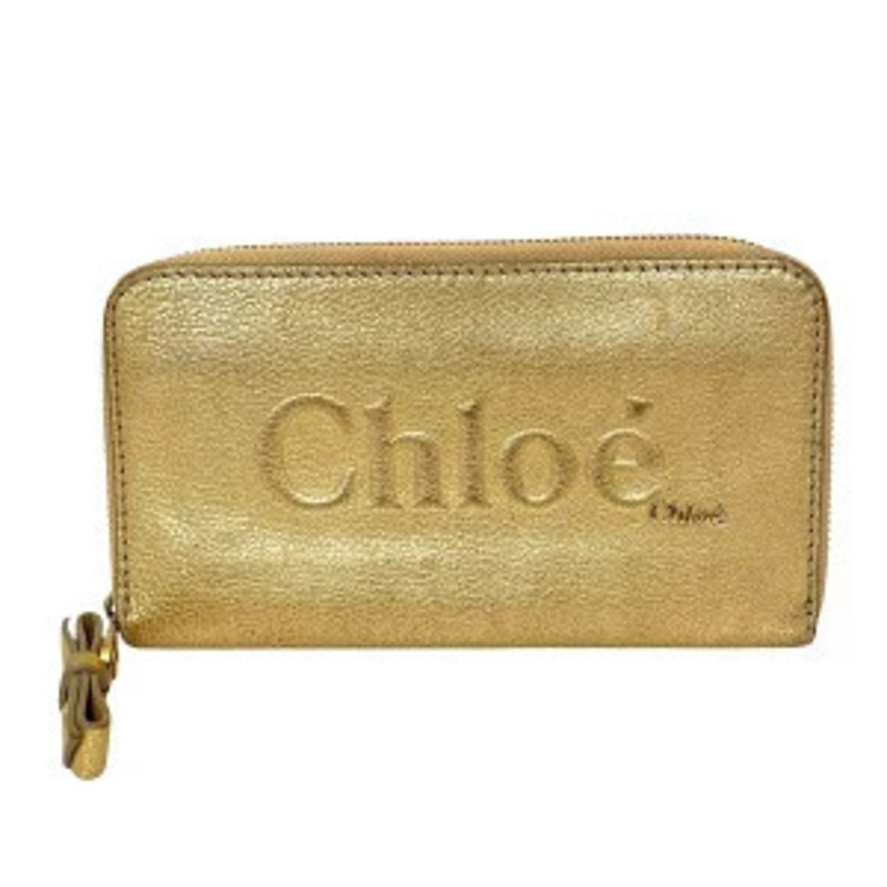 Chloe leather long wallet